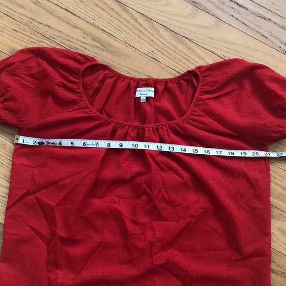 Madewell Texture and Thread Peasant Shirt - Lghtweight, Gathered Scoop-neck- - Picture 12 of 16